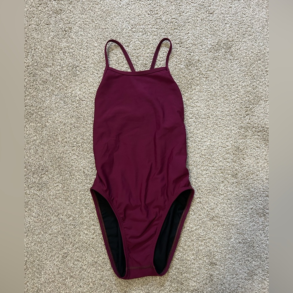 Jolyn Burgundy Training Swimsuit